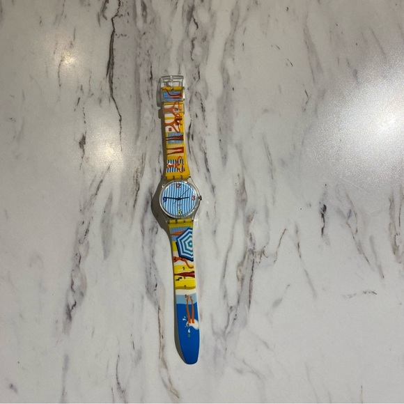 Vintage Swatch Watch Bikini Beach model 2004 unisex Swiss Made - Picture 2 of 9